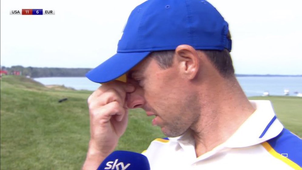 piersmorgan's tweet photo. Great champions never quit. They fight fight fight until the end. Rory McIlroy had a poor Ryder Cup by his standards but stood tall today &amp; won his singles match. Yet all he cared about was his team &amp; how he wished he’d done more. 
Proud of you @McIlroyRory https://t.co/ykB7AcMSSK