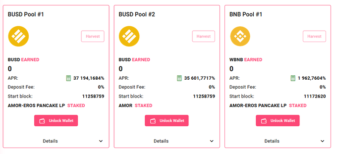 FLS_News_1's tweet photo. 💘 @erosswap New Mega Pools is Live!

💘Stake $AMOR-EROS LP to earn $BUSD

💘Stake $AMOR to earn $BUSD

💘#AmorSwap is a unique amorous DeFi project which is second layer of the #ErosSwap, same launched through fair launch.

⬇️Details:
https://t.co/qxOeyzll0j

#FLS https://t.co/ZdjDhXoJ0Z