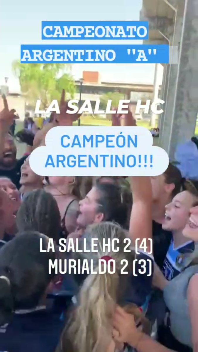 CeciliaCoca's tweet photo. @primlasallana la salle hockey club campeón argentino ! Las mejores del país!geniassssss vamos tricolor #QLST @piagazal @vale_gazal @sofifuness @cotitanco @torreslulaa @consu_funes https://t.co/JwW2hkyOkT