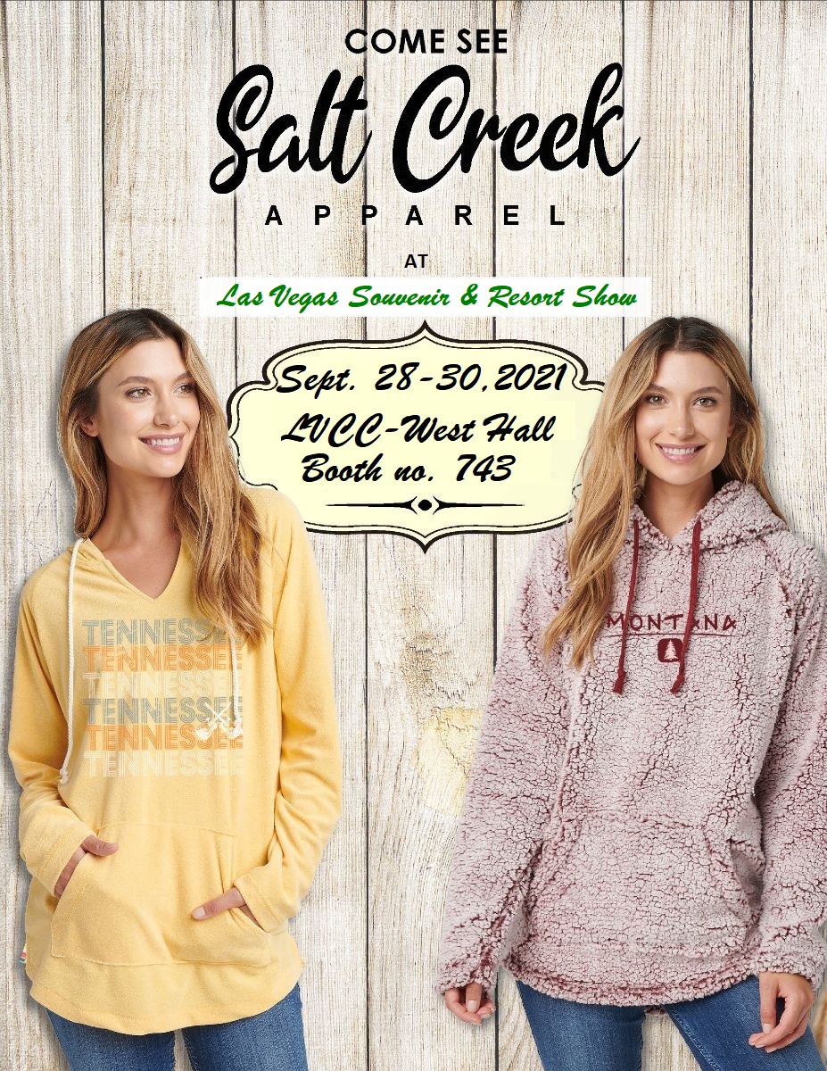 Las Vegas Souvenir &amp; Resort Show -  Booth No. 743 - mailchi.mp/saltcreekappar…