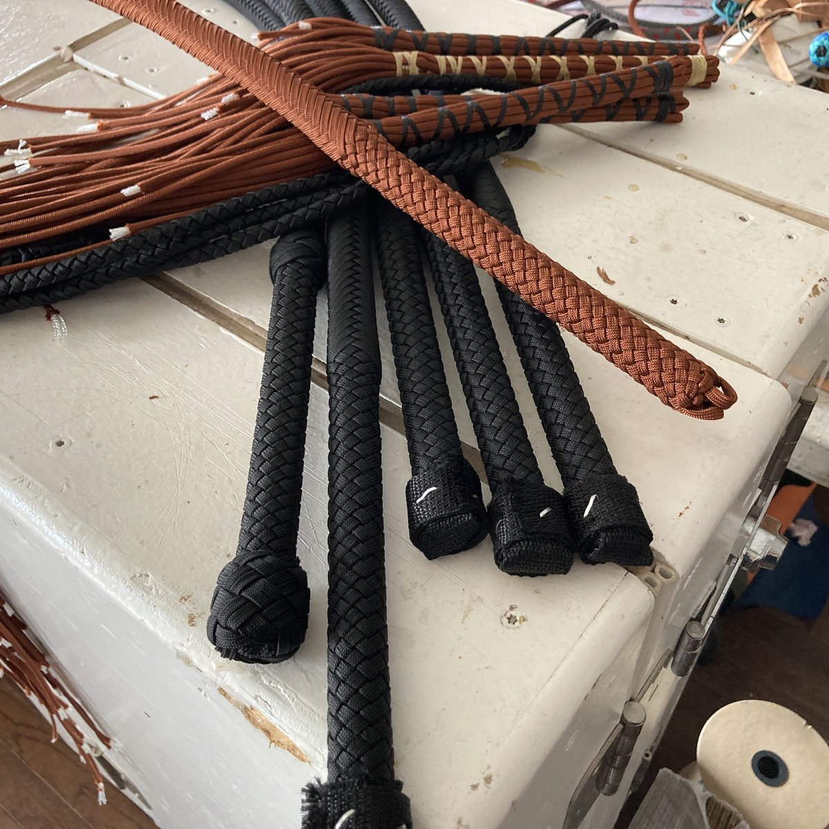 These Economy Bull Whips are a lightweight and versatile option for performers or beginners who need a whip that will do basic and intermediate combos, target work, and wraps
.
.
#whip #whips #whipcracking #torrancefisher #swordguybuilds #sgb #nylonwhip #economybullwhip