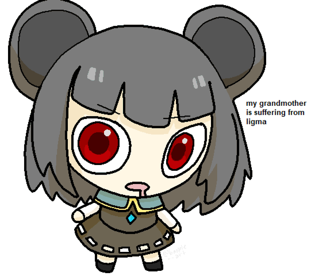 「nazrin owns momiji epic style 」|bloopy ꒰꒰꒰ᓚᘏᗢのイラスト