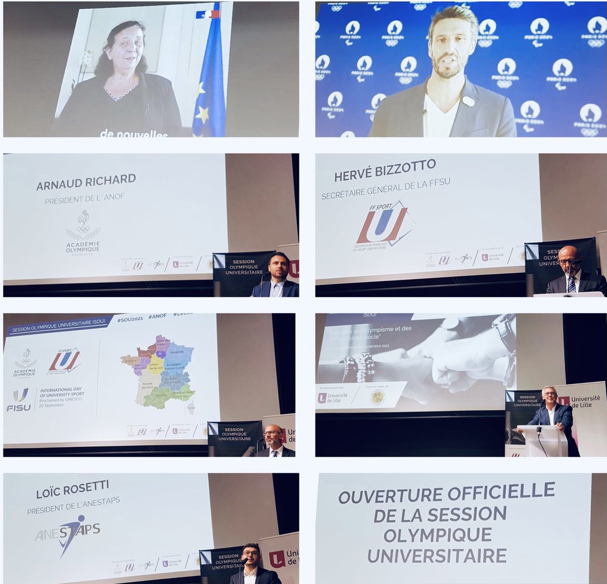 FFSportU's tweet image. La Session Olympique Universitaire #SOU2021 s’achève ! 

Félicitations à tous les protagonistes (étudiants, organisateurs, intervenants, partenaires) pour cette belle édition !👏🤝 @ANESTAPS #ANOF @univ_lille @SportUHDF @FFSportU

Rendez-vous en 2022 pour de nouvelles aventures !