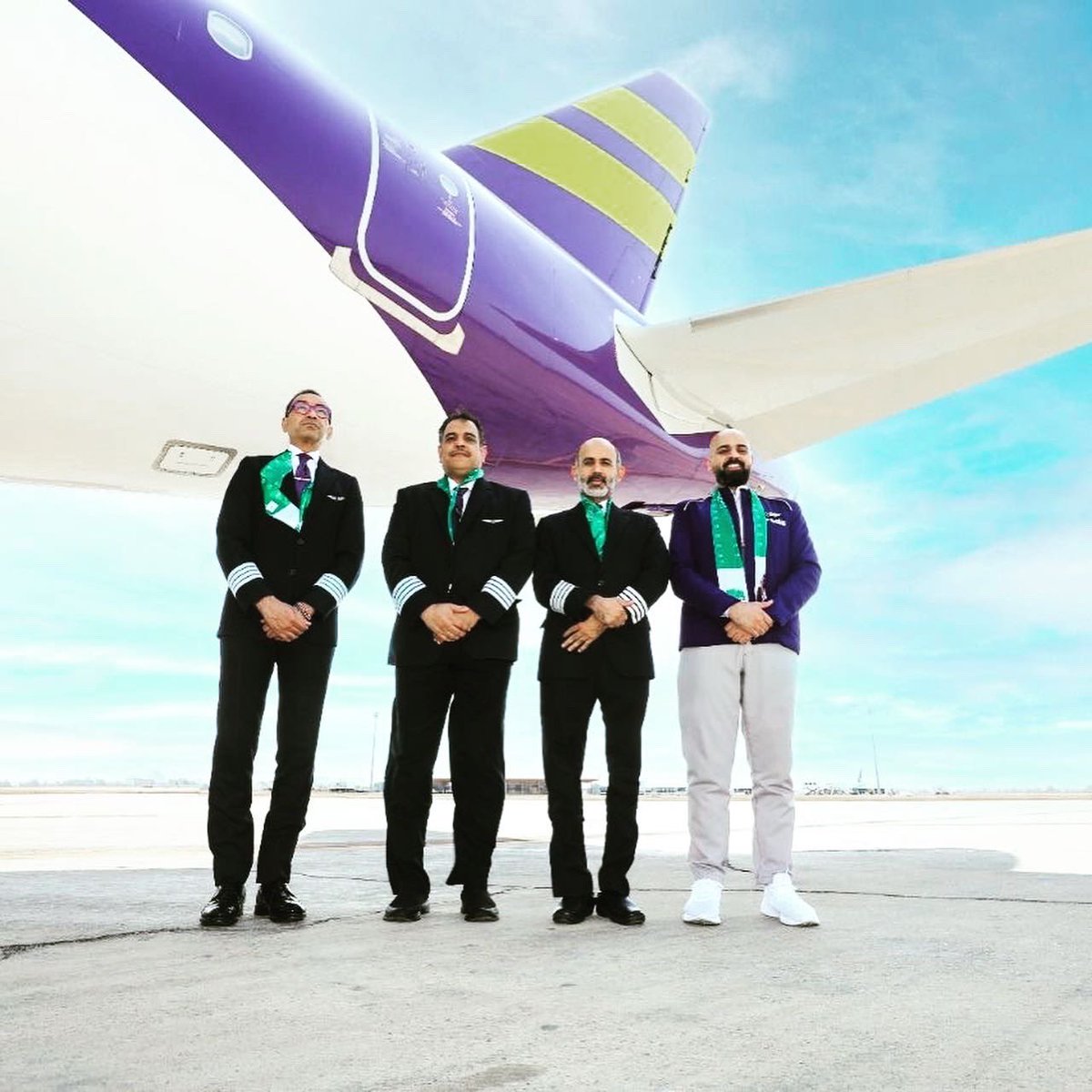 In reception of flyadeal 91st national day Aishow team. Thanks to all the teams that made this an achievement @ Flight Operations Saudi Arabian Airlines <a href="/flyadeal/">طيران أديل</a> <a href="/Saudi_Airlines/">السعودية</a> <a href="/SANationalDay/">اليوم الوطني 95</a>