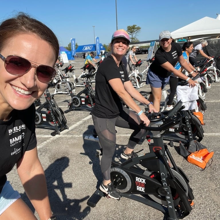 IntelicaCRE's tweet photo. Our team was able to get out to @pedalthecause while others were able to join in virtually. We were able to raise $3,830, contributing to the total $3.1 Million! #intelica #commercialrealestate #RealEstate #CRE #StLouis #STL #Missouri #pedalthecause #aworldwithoutcancer https://t.co/IAl5L7Z2wS