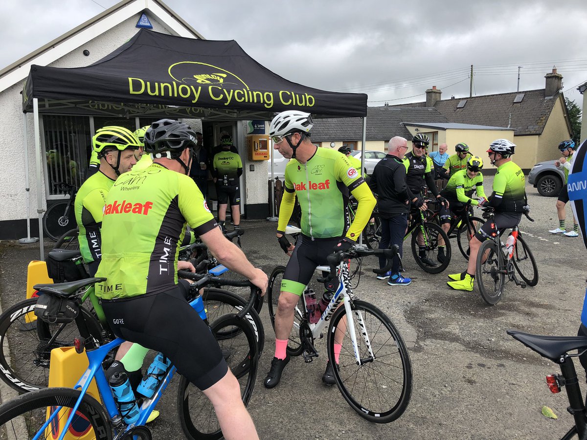 Big thank you to Dunloy CC and <a href="/McaleeseDeclan/">Declan McAleese</a> for supporting <a href="/SANDSNI/">Sands N.Ireland</a> cycle for Rachel in their annual cycle. £1,374 raised today for a great charity. Thank you 😁 justgiving.com/fundraising/Da… <a href="/SandsUK/">Sands - baby loss charity 💜🧡</a> #blaw #charity #fundraising #cycle #cycling #babyloss