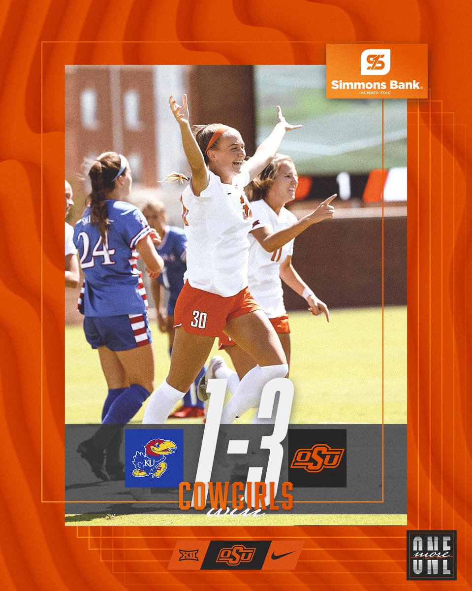 CowgirlFC's tweet photo. Big 12 W #⃣1⃣

#OneMore #GoPokes https://t.co/pWQpTztQG2