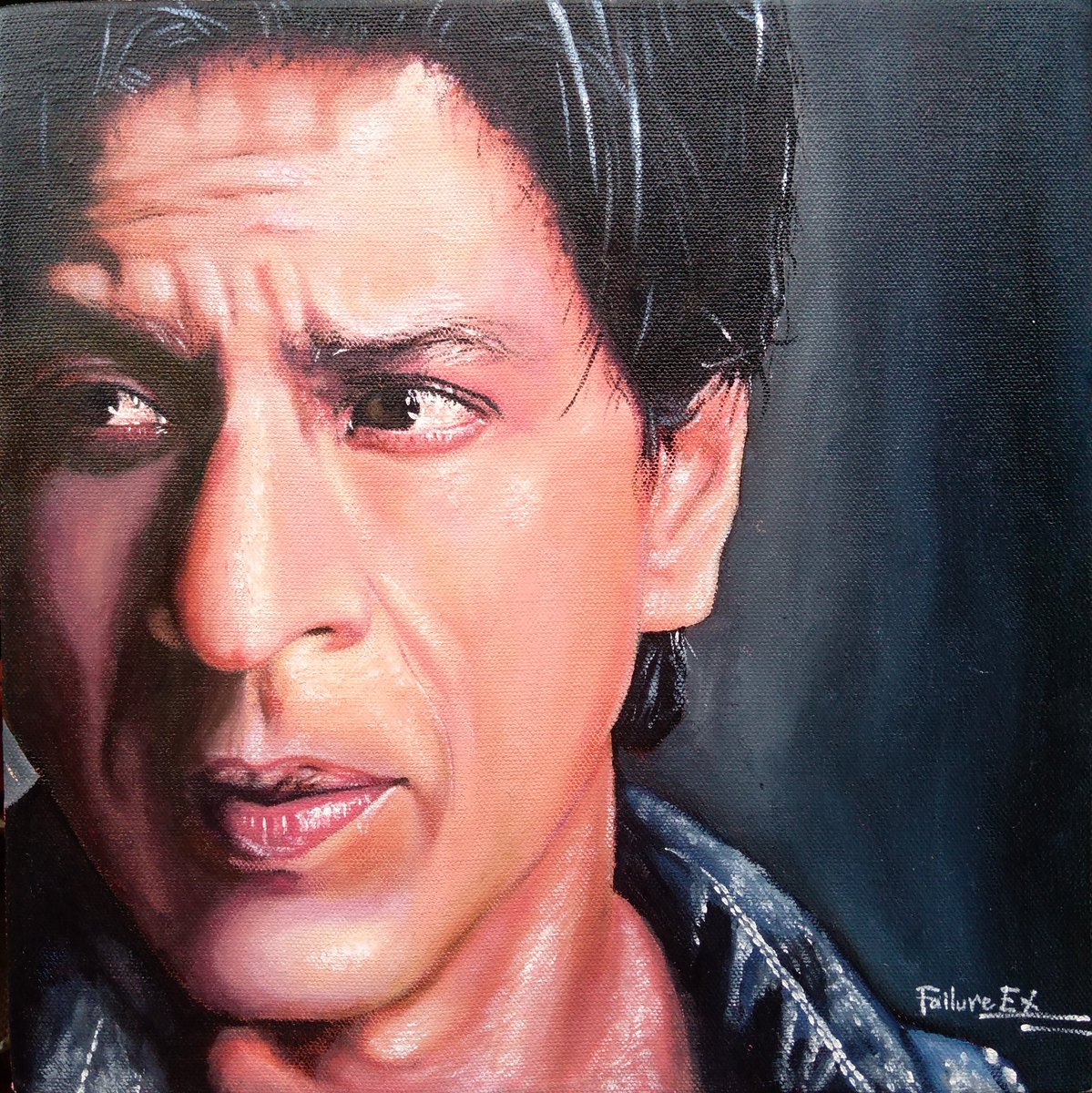 AmarjitSwain5's tweet photo. New work on Canvas #acrylicpainting #painting #art #ArtistOnTwitter #SRK #SRKian #Shahrukh my king Khan @iamsrk @gaurikhan luv uh ❣️ @iamsrk 
@Srks_Lizaa @trollsrkhaters5 @team555_1 @SRKUniverse @SRKCHENNAIFC https://t.co/V9xTYrFlj7