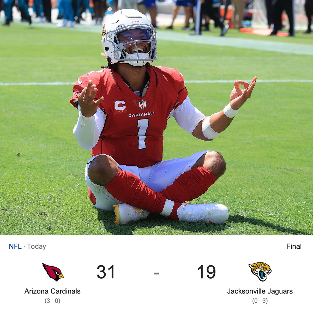 Win, <a href="/AZCardinals/">Arizona Cardinals</a> did. #RedSea