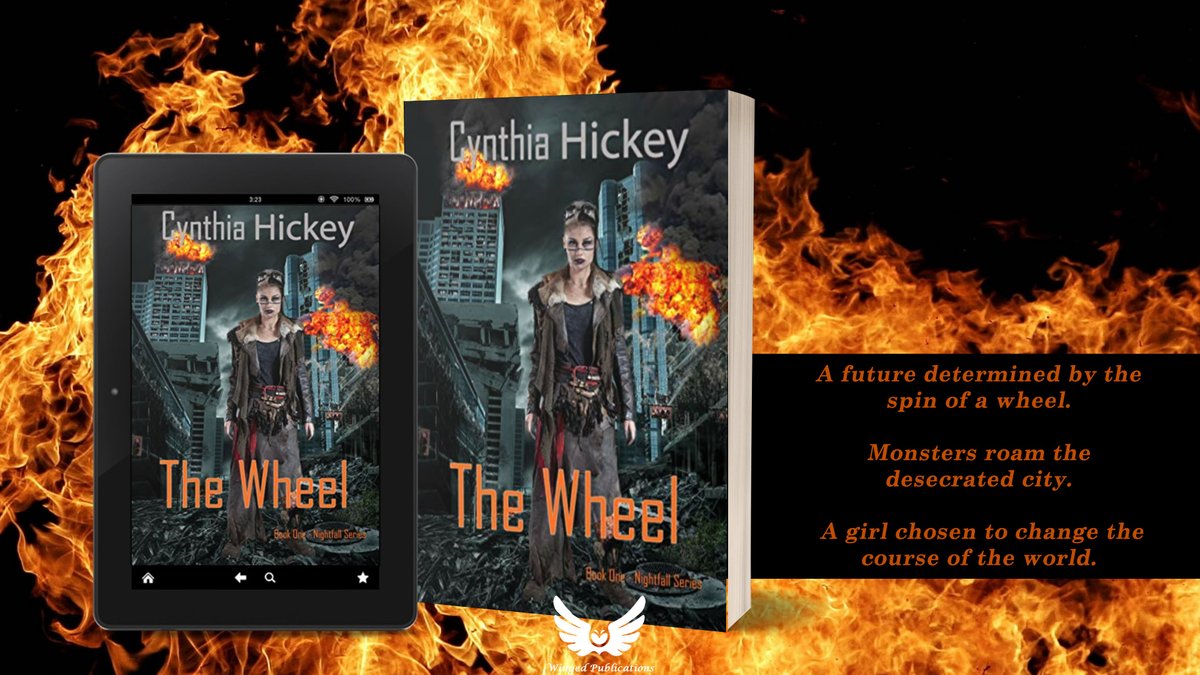WingedPublicat1's tweet photo. The Wheel: A Young Adult Dystopian Novel (Nightfall Book 1) by Cynthia Hickey https://t.co/EL3n3w4LVb

A future determined by the spin of a wheel.

Monsters roam the desecrated city.

 A girl chosen to change the course of the world. https://t.co/TafQrLLnbE