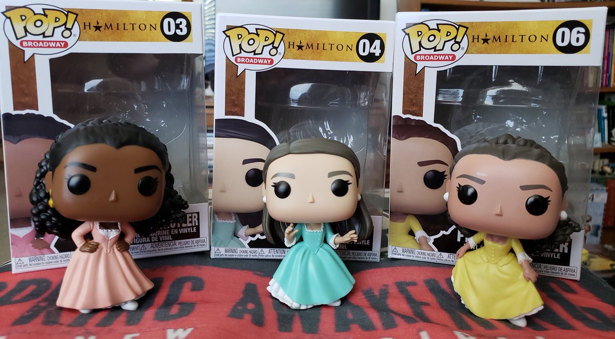 KFisch4's tweet photo. And it was a surprise because apparently I pre-ordered ✨FOUR✨ Hamilton #FunkoPops back in March but then immediately was in self-denial about having made that purchase! 🤣

#iHaveAFunkoPopProblem! 

#Angelica
#Eliza
#AndPeggyToo
#GeneralWashington

I ❤ Them! https://t.co/UBty51YFxv