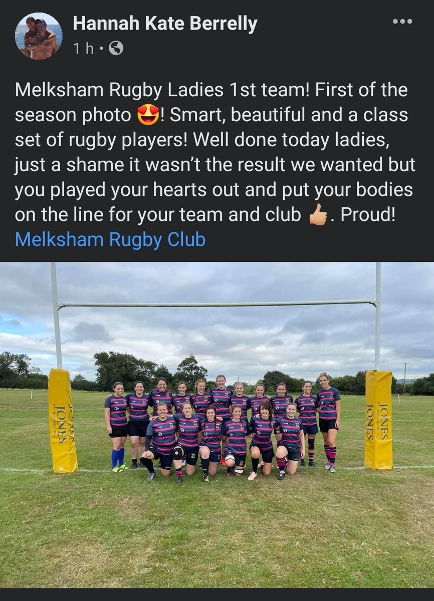 Please congratulate the ladies on a sound effort today at Yeovil. They may not have bought the win home but in our eyes they are all winners. A stunning effort.

See the words from our illustrious leader, Coach Han.

<a href="/RFC_Ladies_Sham/">MelkshamLadiesRFC</a> <a href="/MelkshamRFC/">MelkshamRFC</a> <a href="/DW_RFU_WG/">D&W Womens & Girls Rugby</a> <a href="/swsportsnews/">South West Sports News</a>