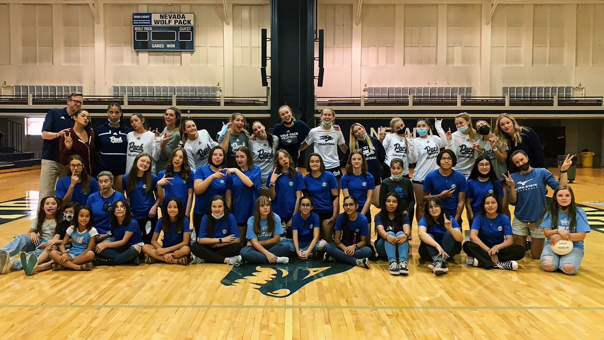 Good time with @Nevada_VB 🐺 🏐