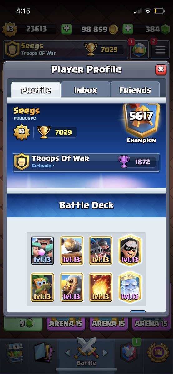Seegs4TTV's tweet photo. Like if I should stream again 😝 been working on new decks and my game so im not too scrubby. Might even make a YouTube video on my deck, much love as always #SeegsSquad https://t.co/YITIrlluyJ