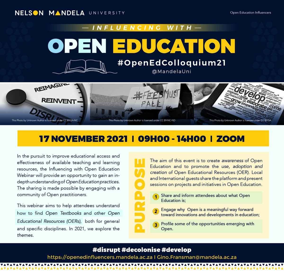 Gino Fransman (@ginofransman) on Twitter photo You think we're joking, hey!?
Open Education! Come, let us share something. Hosts <a href="/conradkoch/">Conrad Koch</a> and <a href="/chestermissing/">Chester Missing</a> will move things along so we see what Open is, and what Open can do. connect.oeglobal.org/.../openedcoll…
#OpenEdColloquium21 <a href="/MandelaUni/">Mandela University</a>
#openedinfluencers You think we're joking, hey!?
Open Education! Come, let us share something. Hosts <a href="/conradkoch/">Conrad Koch</a> and <a href="/chestermissing/">Chester Missing</a> will move things along so we see what Open is, and what Open can do. connect.oeglobal.org/.../openedcoll…
#OpenEdColloquium21 <a href="/MandelaUni/">Mandela University</a>
#openedinfluencers