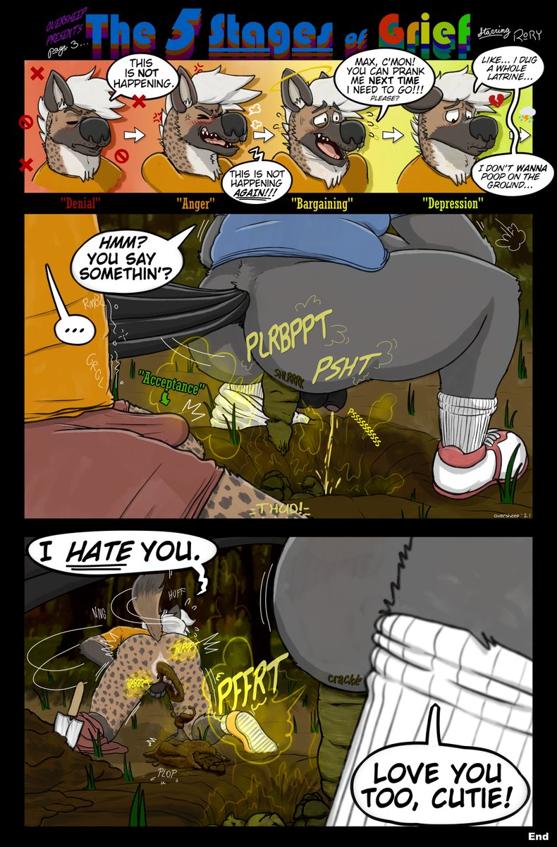 0versheep's tweet photo. #scat #gayscat I hope we can all reach the 'Acceptance' stage today 🥰 Third and final page of the Max/Rory Comic comm. for anοnymous! https://t.co/1aF6qdiMZo https://t.co/3XdFaAMRx8