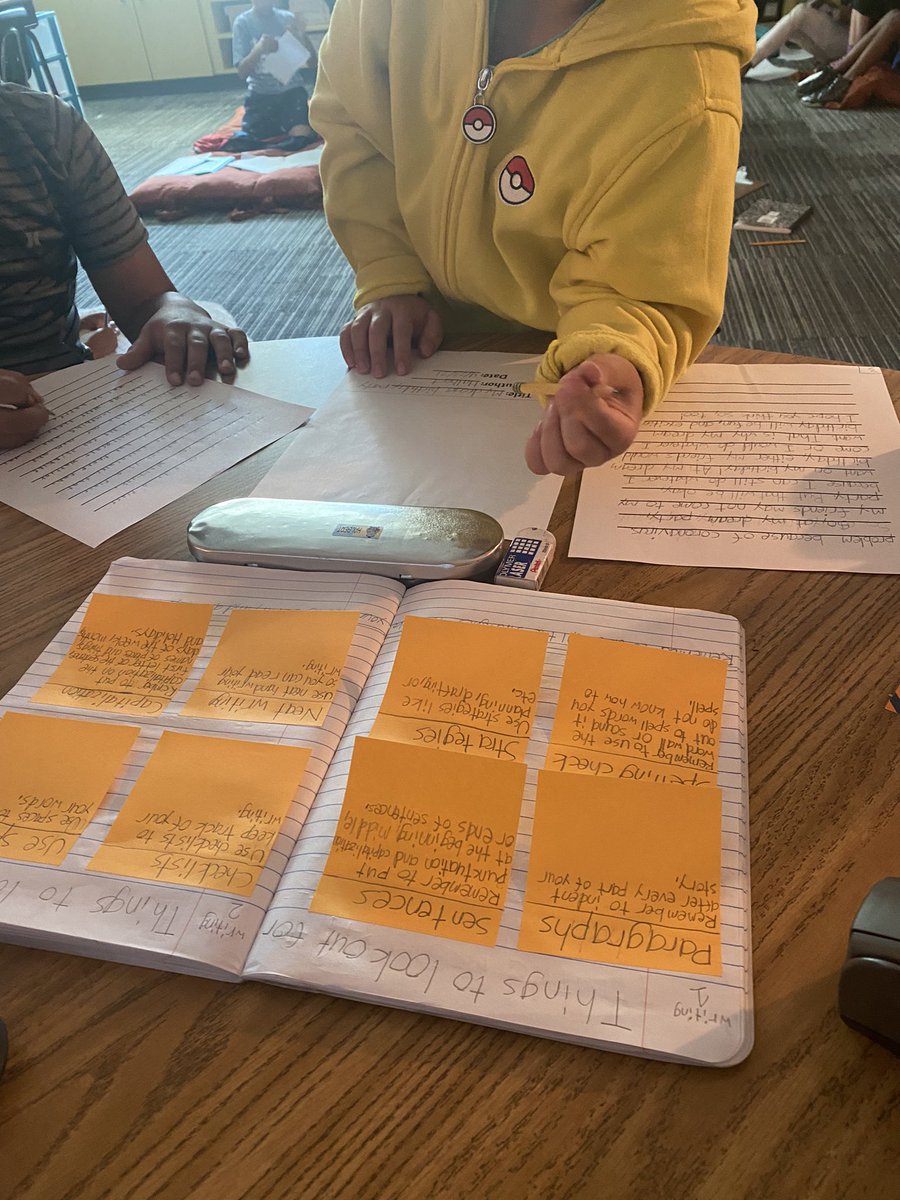 Jessie Anderson (@andersonteach5) on Twitter photo We love it when students take initiative and ownership of their growth as a writer and create their own “things to look out for” writing lists! #futureready #riddlestateofmind <a href="/RiddleElem/">Riddle Elementary</a> We love it when students take initiative and ownership of their growth as a writer and create their own “things to look out for” writing lists! #futureready #riddlestateofmind <a href="/RiddleElem/">Riddle Elementary</a>