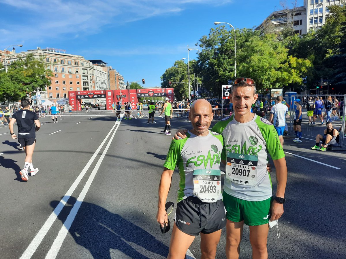 Fswh4pmenos's tweet photo. Hoy Oscar y Agustin vuelven a las #carreras han participado en #mediamaraton 21K EDP Rock ‘n’ Roll Running Series #Madrid
Ya teníamos ganas de volver a ver a la #mareaverdeSWH en acción.
#WolfHirschhorn #4pmenos #runners #carreras #FSWH #SWH https://t.co/yKaFJ85EsJ