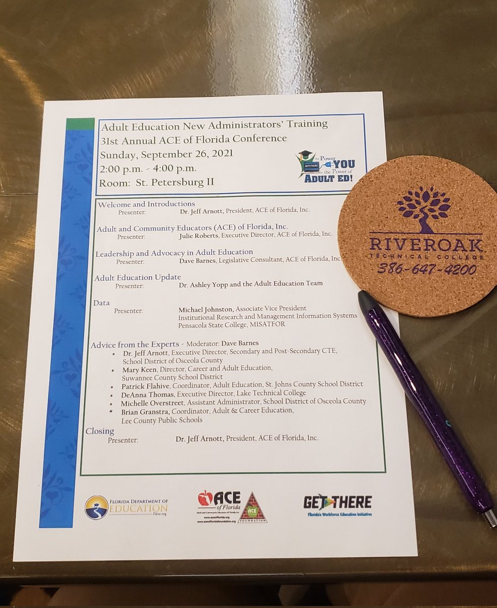 MaryKeen1's tweet photo. Excited to be in attendance at ACE of Florida's Annual Conference! Let the week begin! #qualityprofessionaldevelopment #FLAdultEd #GetThereFL @ACEofFlorida https://t.co/YehuQZ5I20