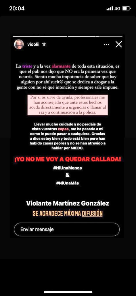 Es de suma importancia que esto, además de tener el valor y coraje de denunciarlo en redes💜, sea denunciado en comisaría para que la policía👮🏼‍♂️ tenga constancia de la comisión de estos delitos y pueda investigar.
No tengáis miedo. Animo a denunciar, esto es gravísimo. 

#Libertad