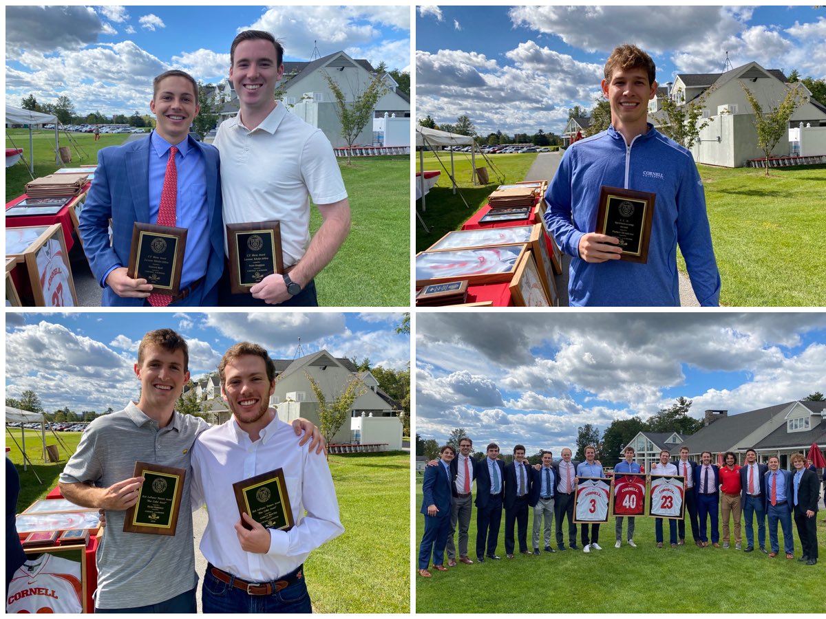 CornellLacrosse's tweet photo. Another amazing alumni weekend concludes with with our team banquet. Congratulations to the classes of ‘20 & ‘21, the individual award winners from those classes, & thank you to the Keepers of the Watch. #family #tradition #together #bigredbeauties #keepersofthewatch #WD>WS #LGR https://t.co/OW9XHQUCCh