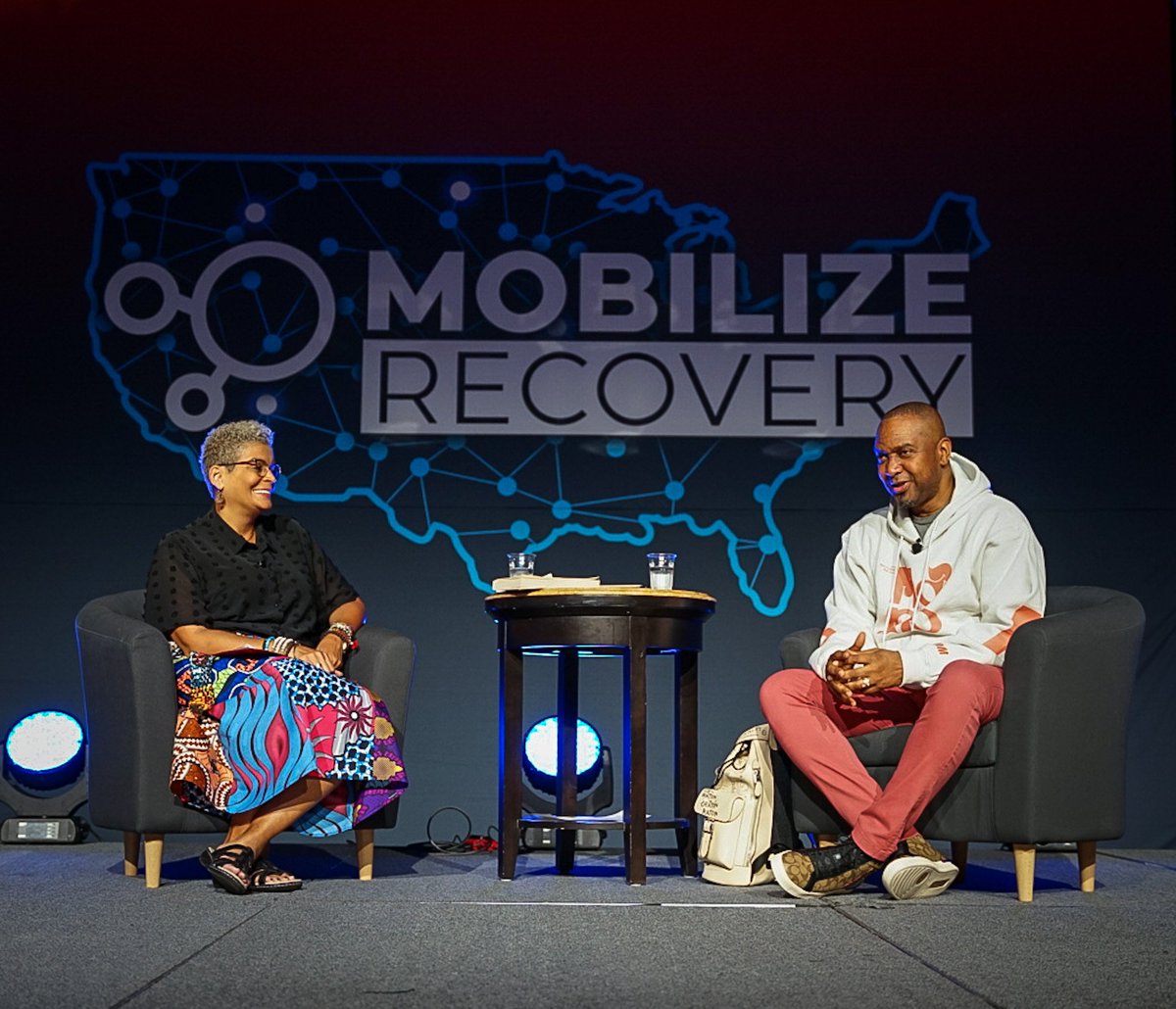 @ResmaaMenakem is on🔥 at #MobilizeRecovery21              “As adults, we don’t get a chance between pain and no pain. We get a chance to choose between clean and dirt pain. Dirty pain is the pain of knowing you should be doing something different.” #RecoveryMonth  #TimeforChange