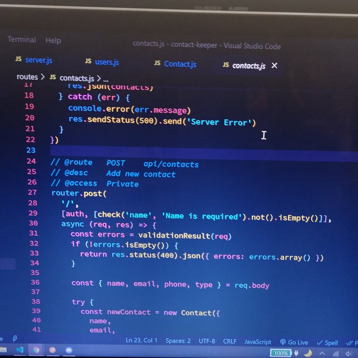 codewithaimee's tweet image. Day 28 #100DaysOfCode @_100DaysOfCode doing more of my React front to back course. Nearly finished #girlswhocode #girlwebdeveloper #react #javascriptDeveloper #webdeveloper
