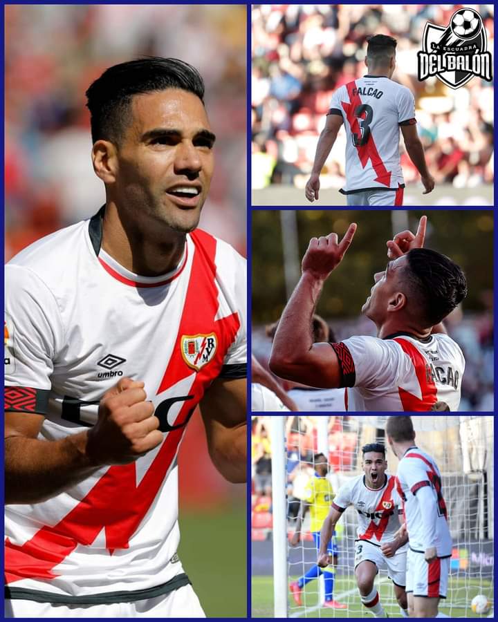 PlataBerrio's tweet photo. - Avanzar sin reaccionar sería un pecado.

- Radamel Falcao García, una vez más anotó con el Rayo Vallecano frente al Cádiz y se consolida como el tercer máximo goleador de la Liga Española con tres goles, crack. 🇨🇴❤️🐯 https://t.co/XWILs9ZuF0
