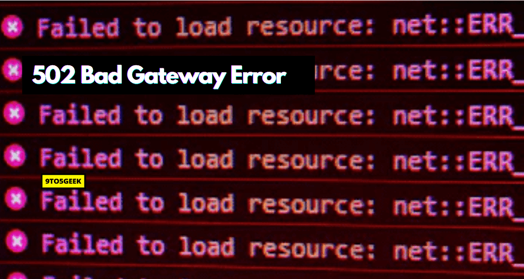 PakistanNow1947's tweet photo. 502 Bad Gateway Error Fix- 9to5Geek https://t.co/i4cU9uzEQw 
#502 #gateway #InternetShutDown #internet https://t.co/kMGQggkq9J