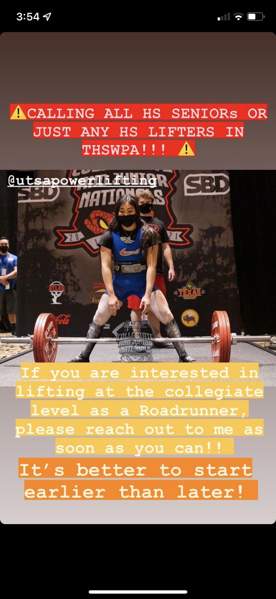 ⚠️⚠️thswpa lifters⚠️⚠️

Birds up!! 🤙🏼🧡💙
#utsapowerlifting