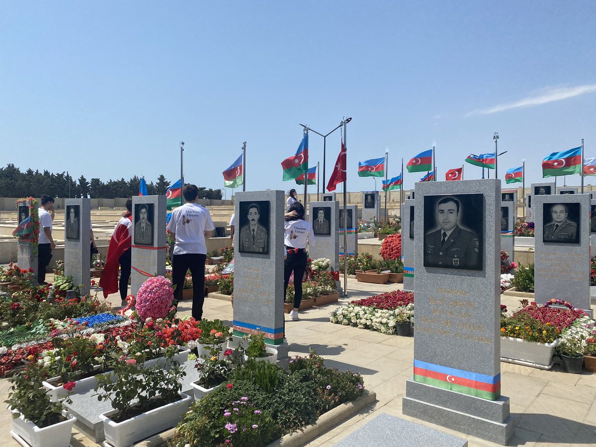 We commemorate the dearest memory of our Martyrs with deep respect and gratitude! 

#27Sentyabr
#AnımGünü 
#VətənMüharibəsi
#QarabağAzərbaycandır!