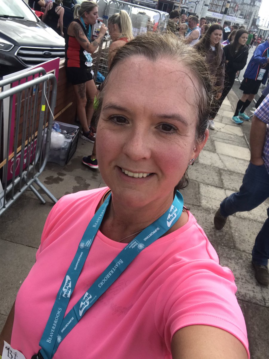 DonnaMMiddleton's tweet photo. When you bump into a colleague at the @trinity_hospice 10k in Blackpool @pharmacylthtr 🏃‍♀️😊 @LancsHospitals Fab run, great atmosphere &amp; the sun was out! https://t.co/62A5H4JjA9