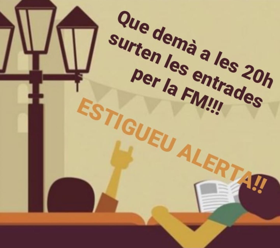 Eeeeep, panarres i vilatans/es d’arreu! Demà ja podeu aconseguir les entrades per la Festa Major d’enguany. Tan fàcil com entrar a festamajorlescorts.cat i seleccionar els actes que volgueu!

⚠️ Això sí, fem el possible per assistir-hi si hem reservat les entrades!