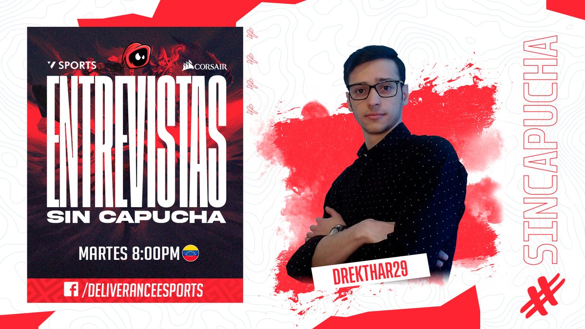 Deliverancesprt's tweet photo. ✨ Este martes DrekThar estará con nosotros en la nueva edición de nuestro programa #SinCapucha 🔥
¿Quien es @drekthar29?
- Jugador Competitivo de TFT
- Creador de Contenido en @kriptoesports
- Streamer Afiliado de Twitch
- Caster eSports https://t.co/sBzoPfjscA