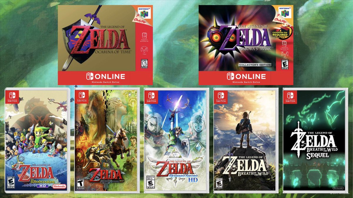Where are Wind Waker and Twilight Princess on Switch? 