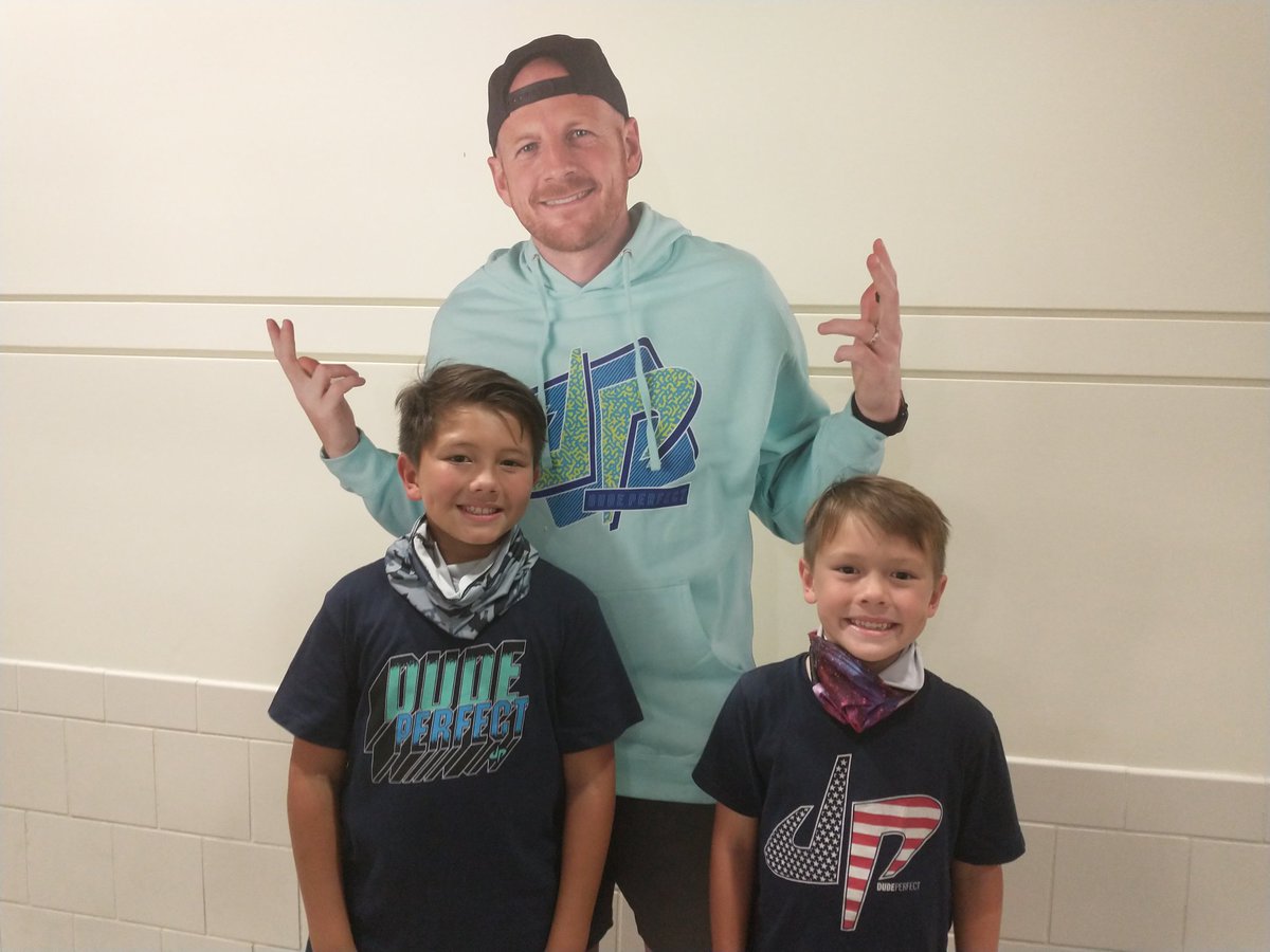 What's up #DudePerfectTour? We're ready to Pound it, Noggin, and SEE YOU!!!!