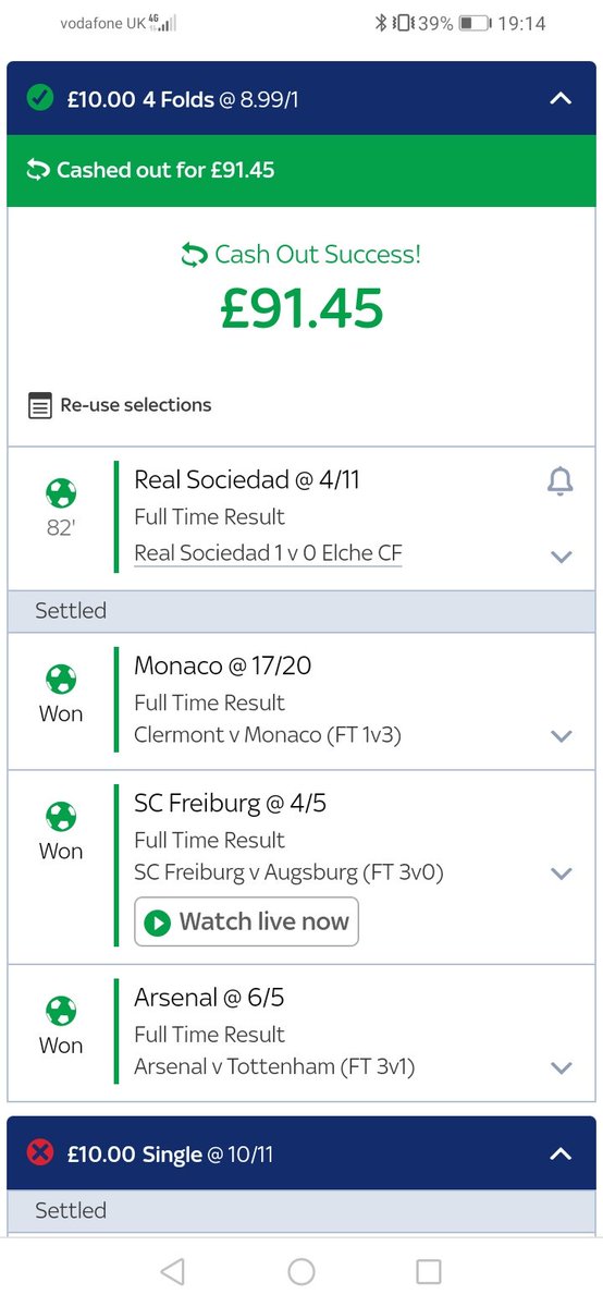 harbinsonMUFC's tweet photo. @FootyAccums @SkyBet not a bad Sunday 😎😎🍺🍺 https://t.co/eNXOTdyllX