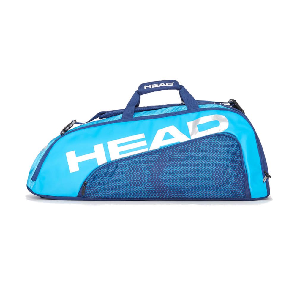 ShoppingTennis's tweet photo. The #Head Tour Team 6R Combi is a navy/blue #tennis bag that comes with two compartments carrying up to six rackets, as well as two pockets (one inside and one outside). It is available on our website for $80 plus shipping. For more details, please visit https://t.co/xbhEB8LGvC https://t.co/argxbzo5UC