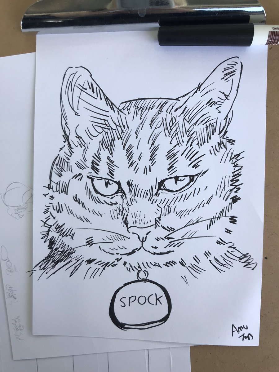 I drew a Lot of pets today (1/4) 