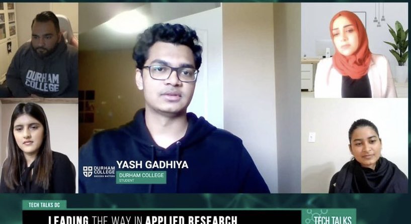 DCCybersecurity's tweet photo. A quick flashback to the #TechTalksDC with our work-study students. They shared their experience working for our #AppliedResearch centres (@TheAIHub @DCCybersecurity).

#LeadingTheWay @durhamcollege @DC_ORSIE #collegeinnovation #students https://t.co/wuILg66Upv