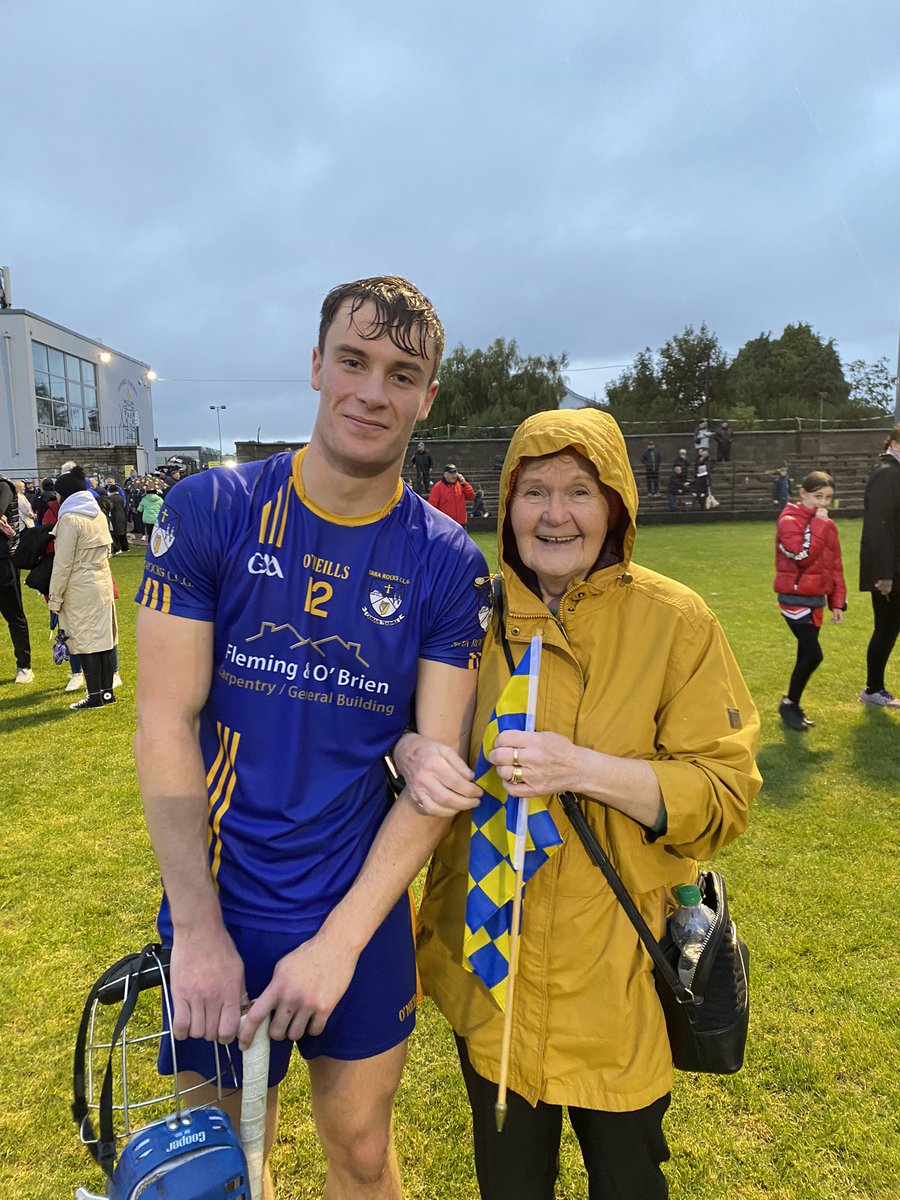 A very proud Grandma tonight….never misses a match! 🔵🟡🔵🟡