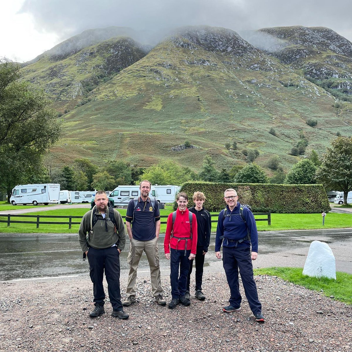 Cath_Chaplin's tweet photo. Zack C &amp; friends conquered Ben Nevis this weekend. A bit grim at the top but a great achievement @wms_pe @WMount #bennevis #proud https://t.co/BUrGDznzVP