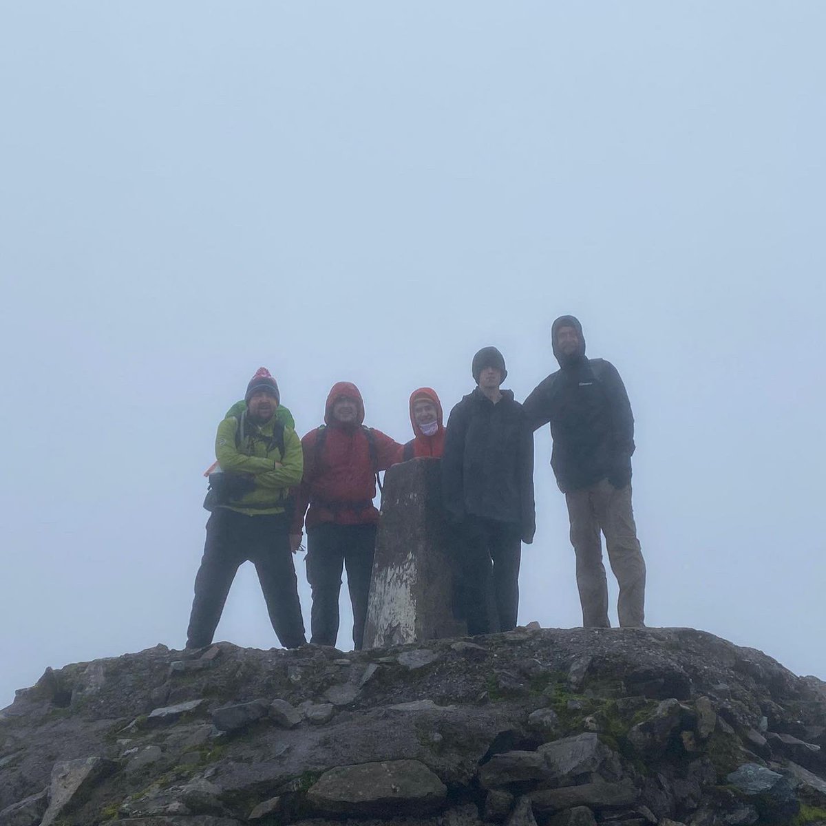 Cath_Chaplin's tweet photo. Zack C &amp; friends conquered Ben Nevis this weekend. A bit grim at the top but a great achievement @wms_pe @WMount #bennevis #proud https://t.co/BUrGDznzVP