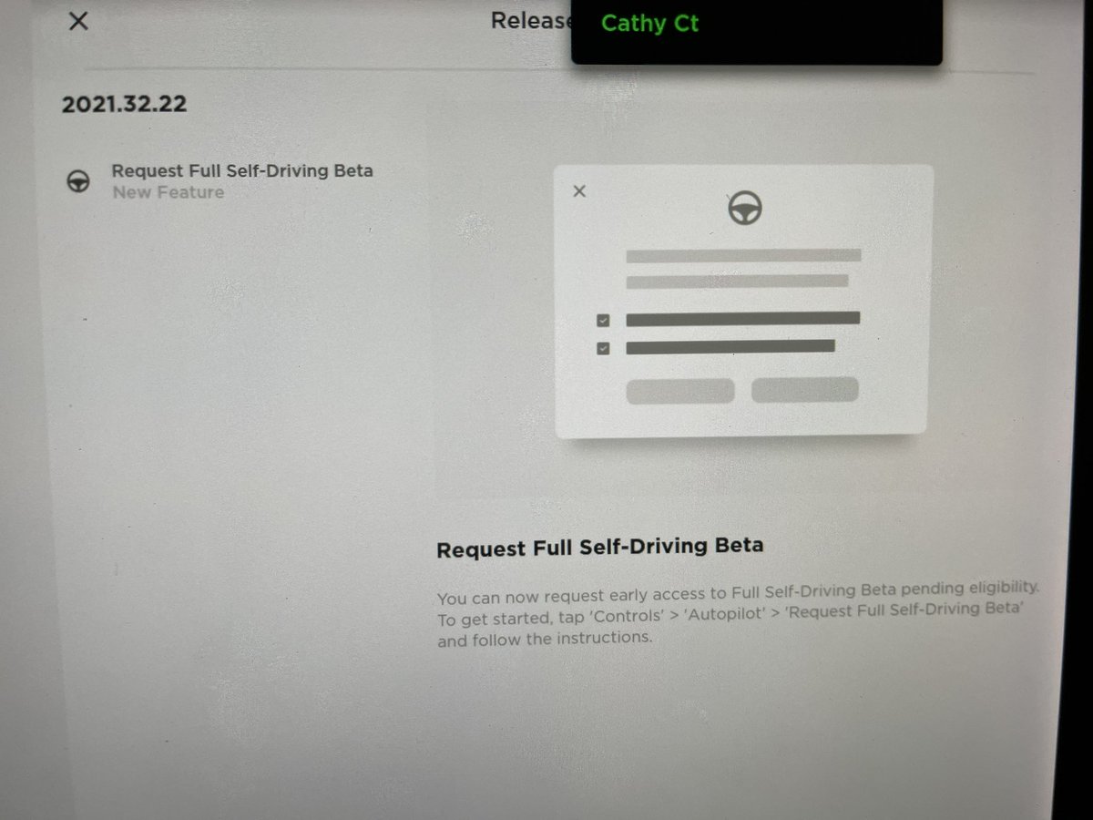 It’s here! #tesla full self driving beta
