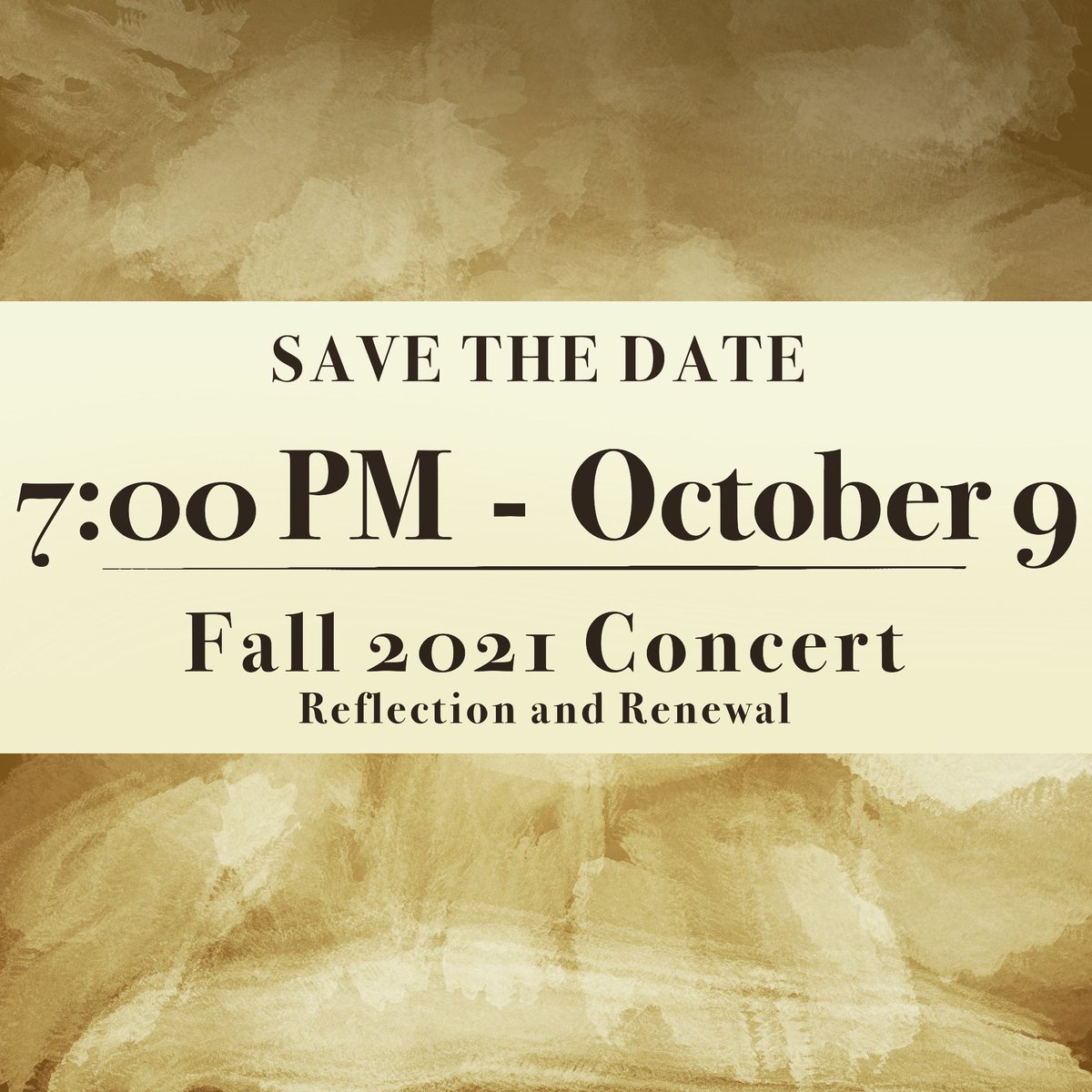 YOU DON’T WANT TO MISS IT!

University Singers’ concert entitled “Reflection and Renewal” is just under 2 weeks from now!