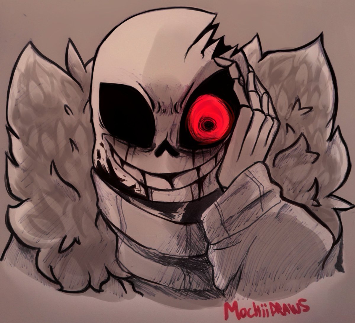 🍵💚 MIDORIMATCHA💚🍵 on X: Tried drawing Horror!Sans today! (Why did I  put in so many colors hdjdhdjfh-) #horrortale #horrorsans #undertale  #undertaleAU #sans  / X