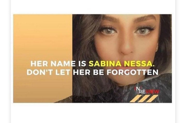Concettinaf's tweet photo. #SayHerName #SabinaNessa #justiceforsabinanessa https://t.co/I8KNi7Gs2b
