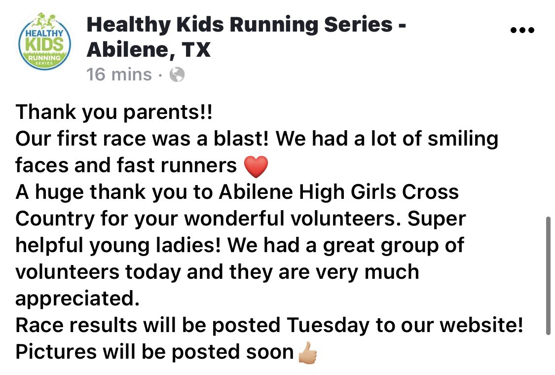 Abilene Eagle XC/TF tweet media