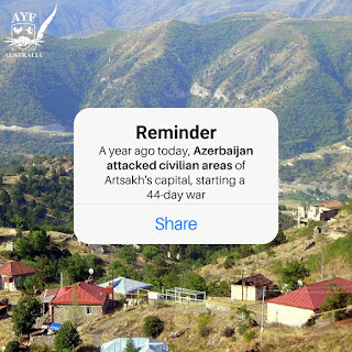 A year ago today, Azerbaijan began indiscriminately attacking the Republic of Artsakh. A year on:
- thousands of Armenians have been killed &amp; injured
- 100,000 displaced
- hundreds of POWs illegally captured
- cultural desecration of Artsakh
The intl community must #StopAliyev