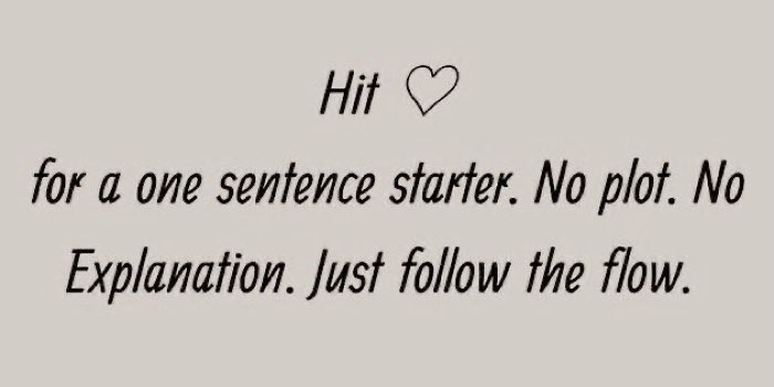 ⇢ ♡ for a starter.
⇢  ↻ to spread the word.